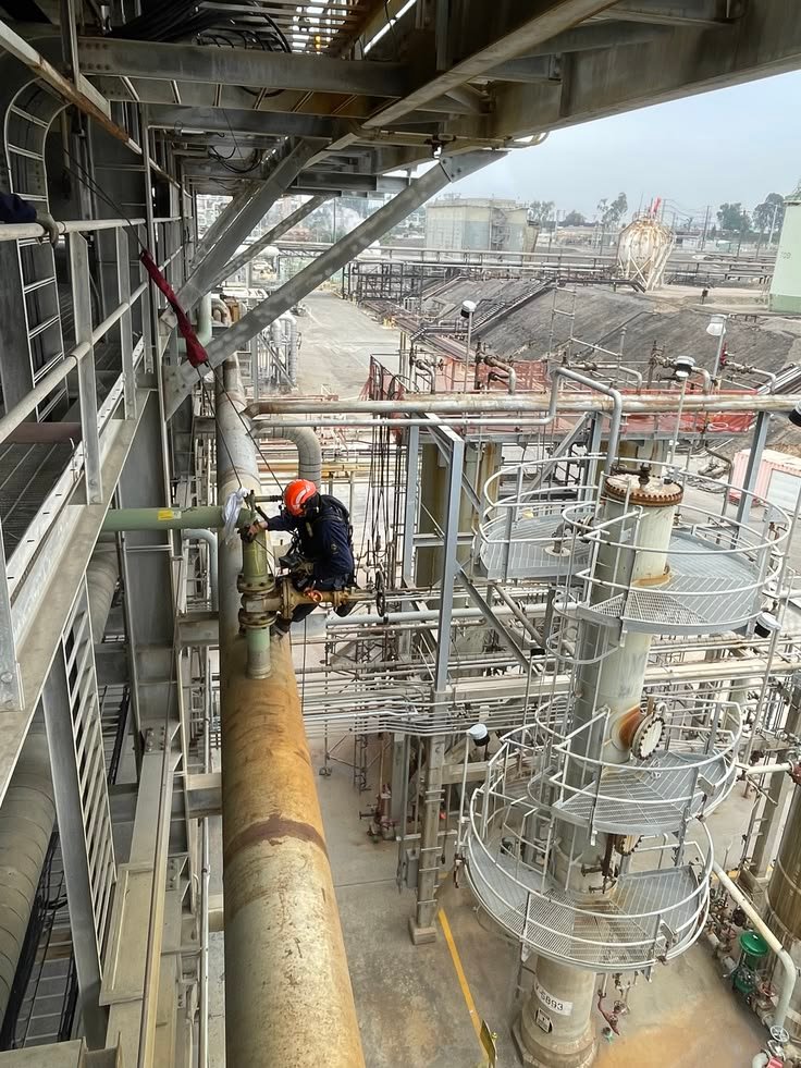 Estructuras y montaje en planta industrial